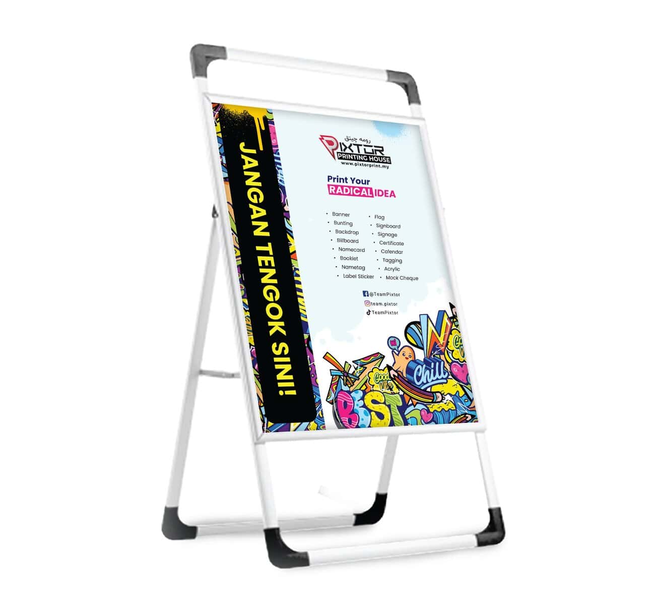 Handheld Poster Stand
